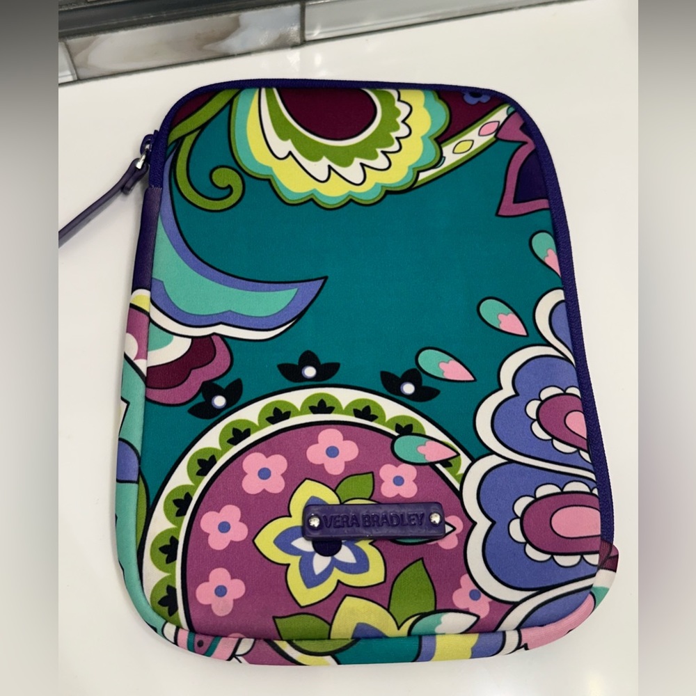 Vera Bradley Heather iPad case sleeve neoprene 6,5”x 9”